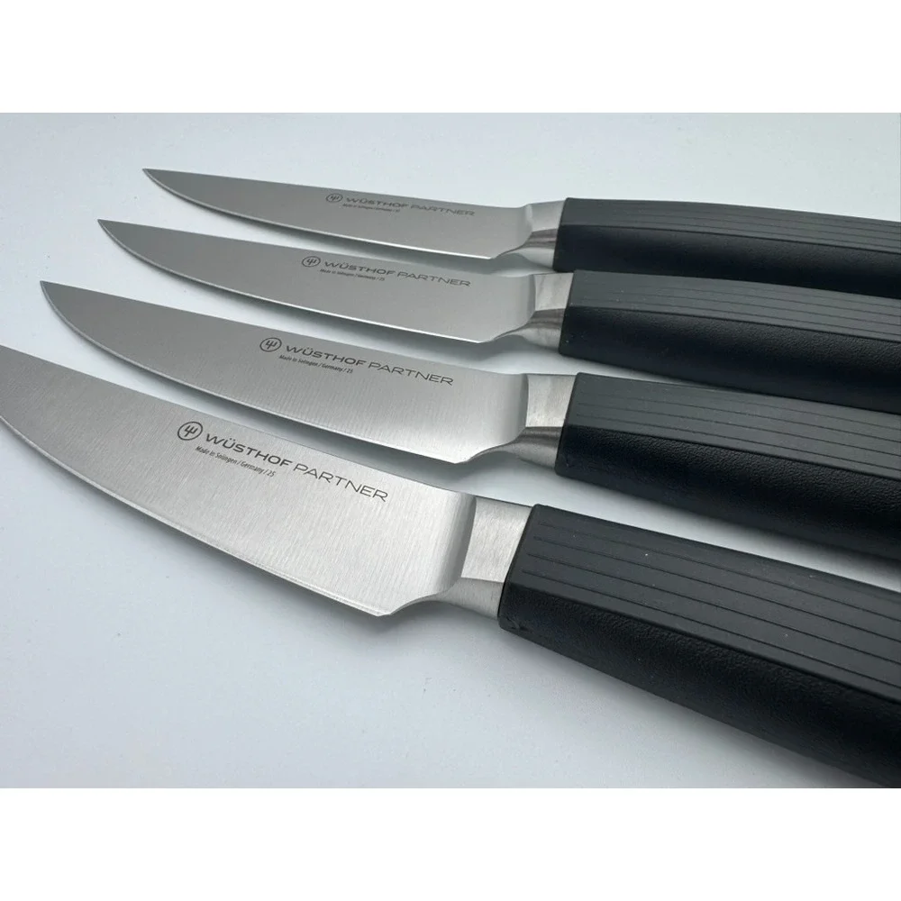 Wusthof Partner 4pc Steak Knife Set Straight Edge